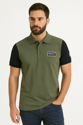 HKT VELOSPEED OLIVE GREEN POLO T-SHIRT